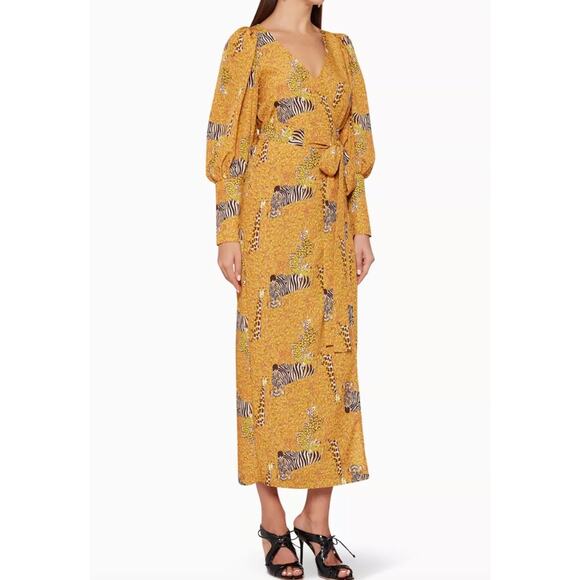 Rhode Resort Aspen Serengeti Wrap Maxi Dress - Picture 2 of 10